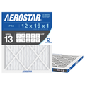 Aerostar 12x16x1 air filter — type shown; confirm exact size in title