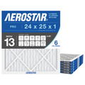 Aerostar 24x25x1 air filter — type shown; confirm exact size in title