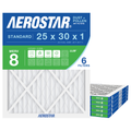 Aerostar 25x30x1 air filter — type shown; confirm exact size in title